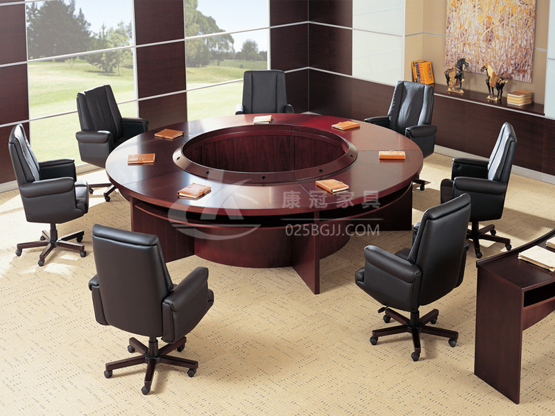 實(shí)木會(huì)議桌-19