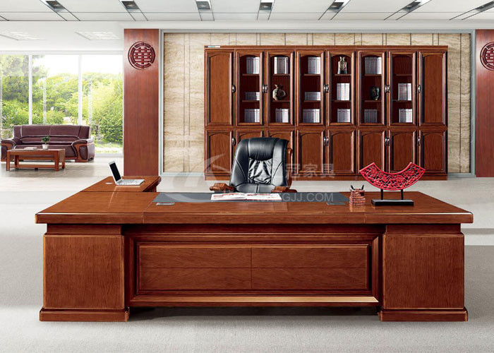 實(shí)木老板桌-12