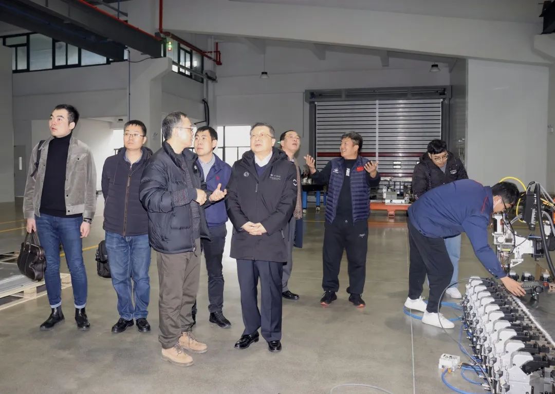 Wang Guoqing, an academician of the Chinese Academy of Engineering, and his party visited Jiangsu Beiren for inspection and guidance!